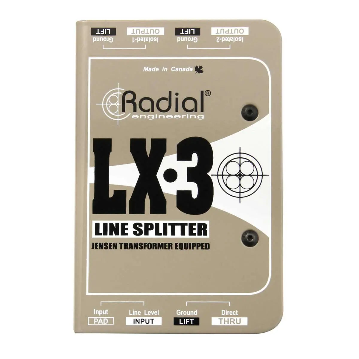 Radial LX-3 Line Level splitter
