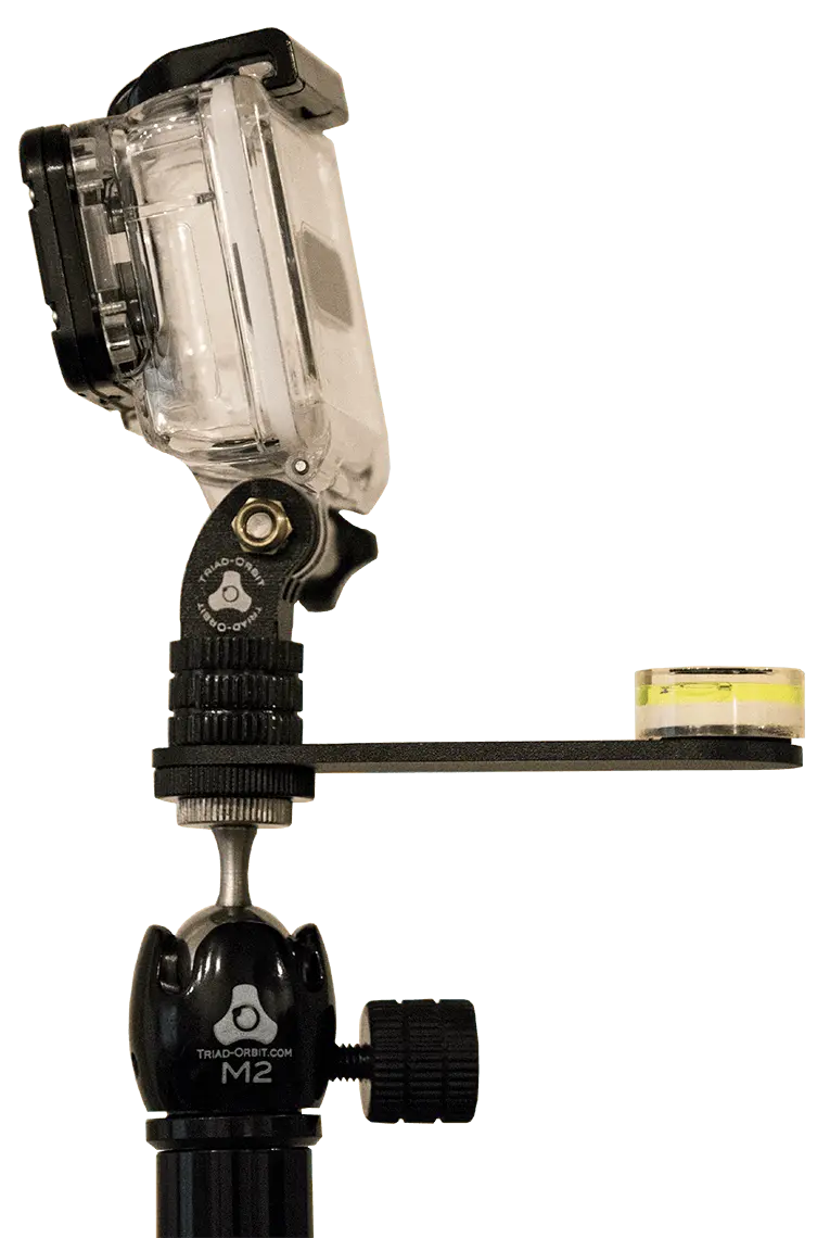 Triad-Orbit IO GoPro Quick-Change Coupler Head, Brass