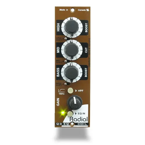 Radial Q3 Induction Coil EQ 500 Series Module - Koala Audio