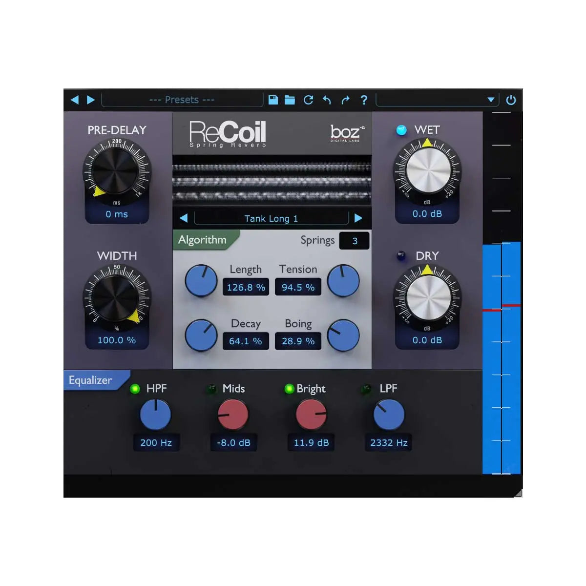 BOZ Digital Recoil Spring Reverb Plug-In (Serial Nr + Download)