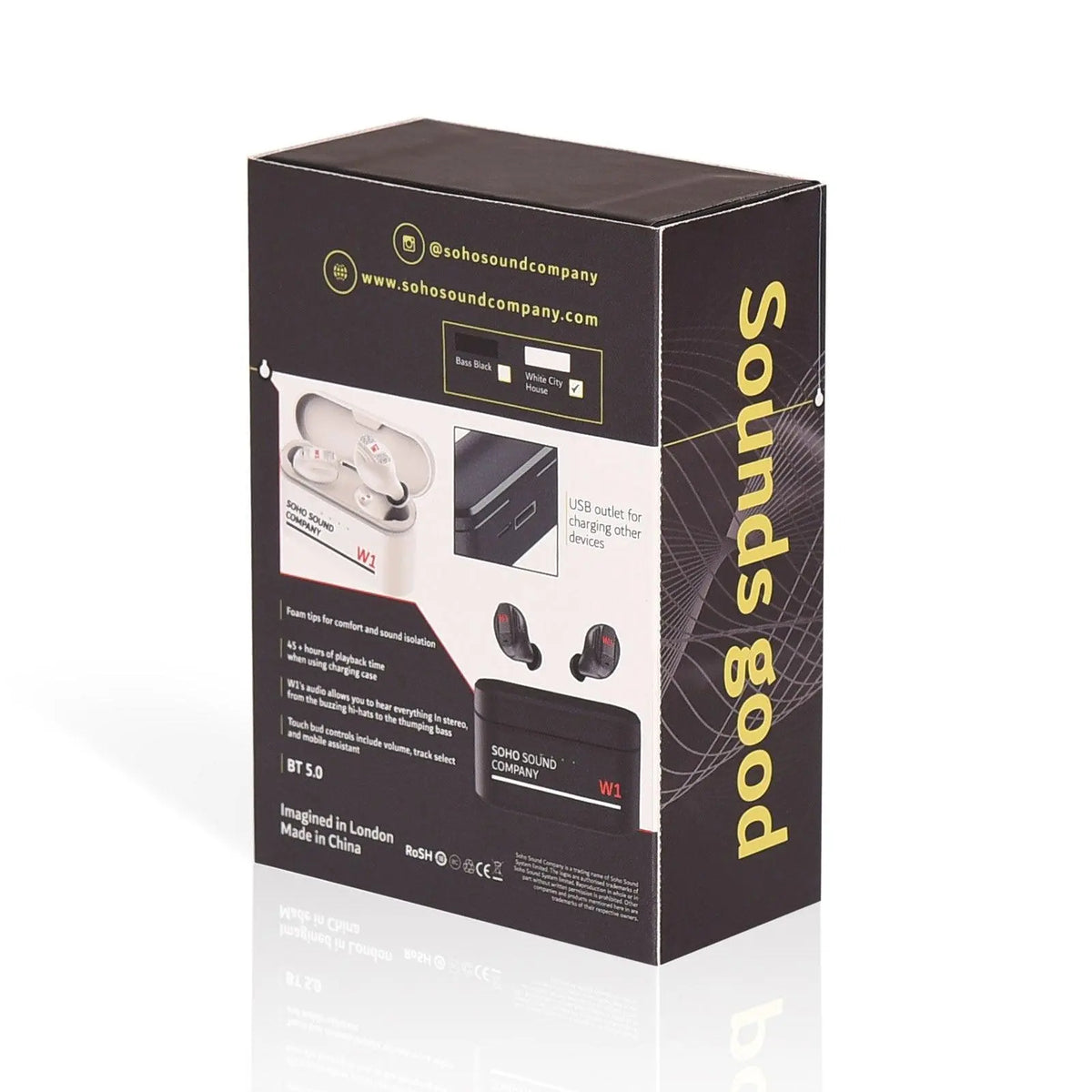 Soho W1 TWS Bluetooth Earbud with powerbank - Koala Audio