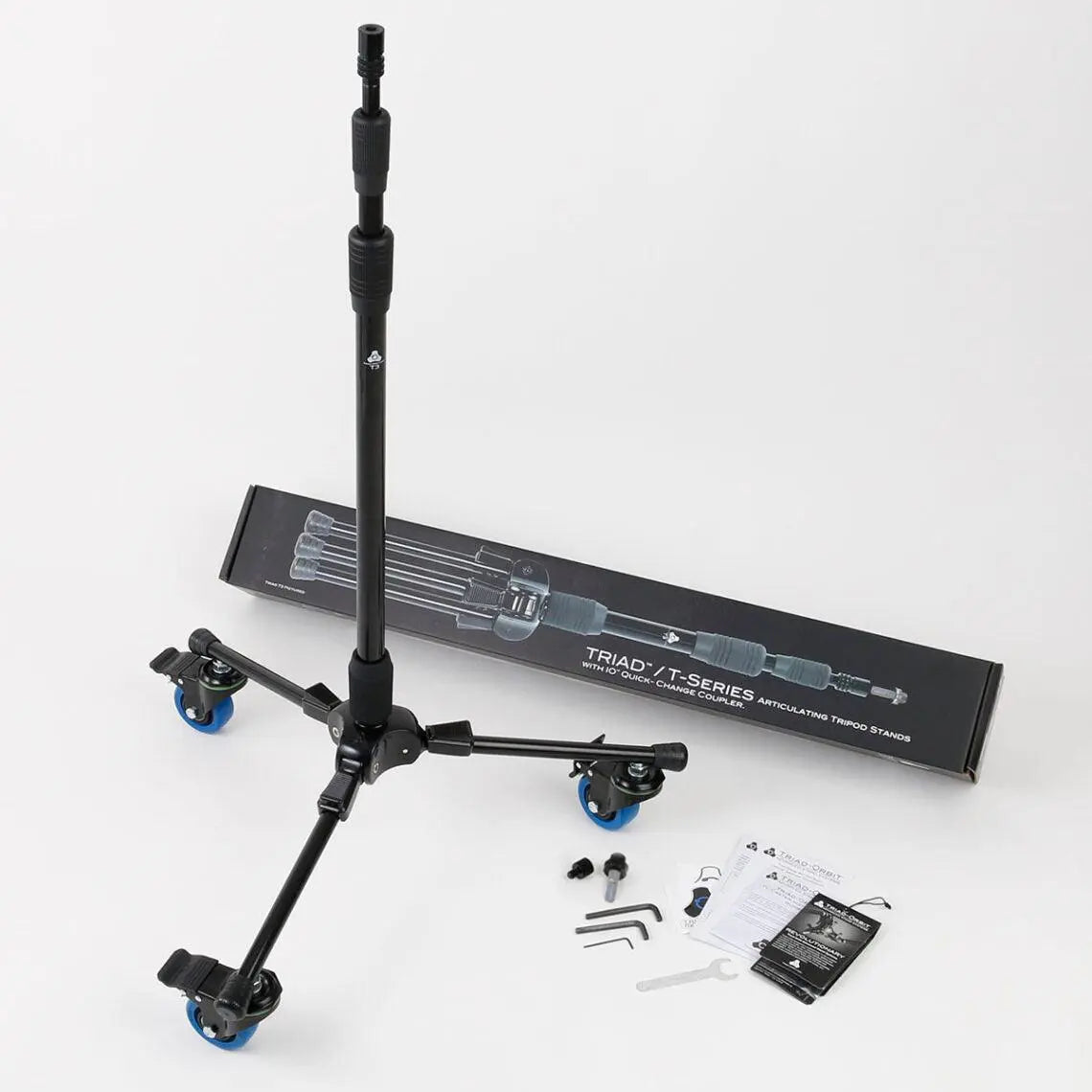 Triad-Orbit T3C Tall Tripod Stand with casters - Koala Audio