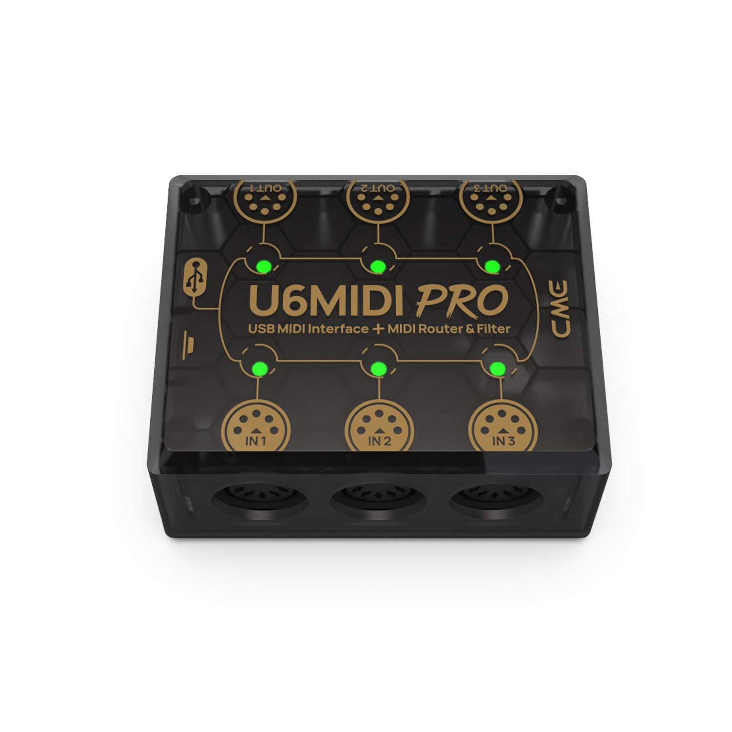 CME U6MIDI Pro USB + MIDI Interface MIDI router + filter via Free Software - Koala Audio