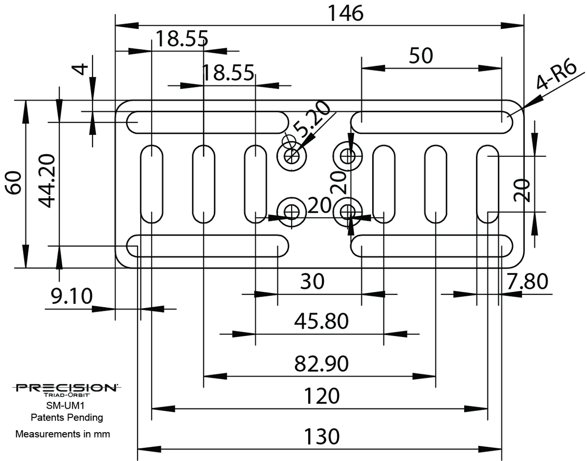 Triad-Orbit Precision SM-UM1 Speaker Mount System - Koala Audio