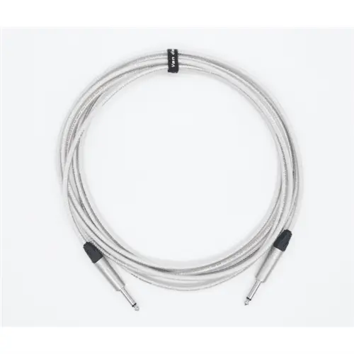 Van Damme Silver Series FLAT-CAP 90 PF Guitar Cable with Neutrik Connectors - Length 3M
