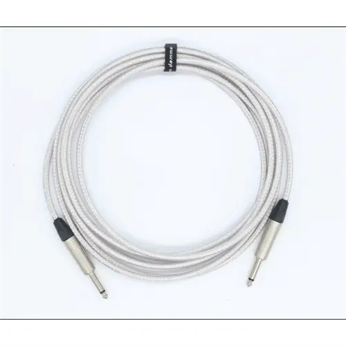 Van Damme Silver Series Hi-Cap 125 pF guitar cable with Neutrik connectors - Length 3M