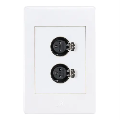 Australian Monitor HPM WP2XLR Dual Female XLR Wall Plate