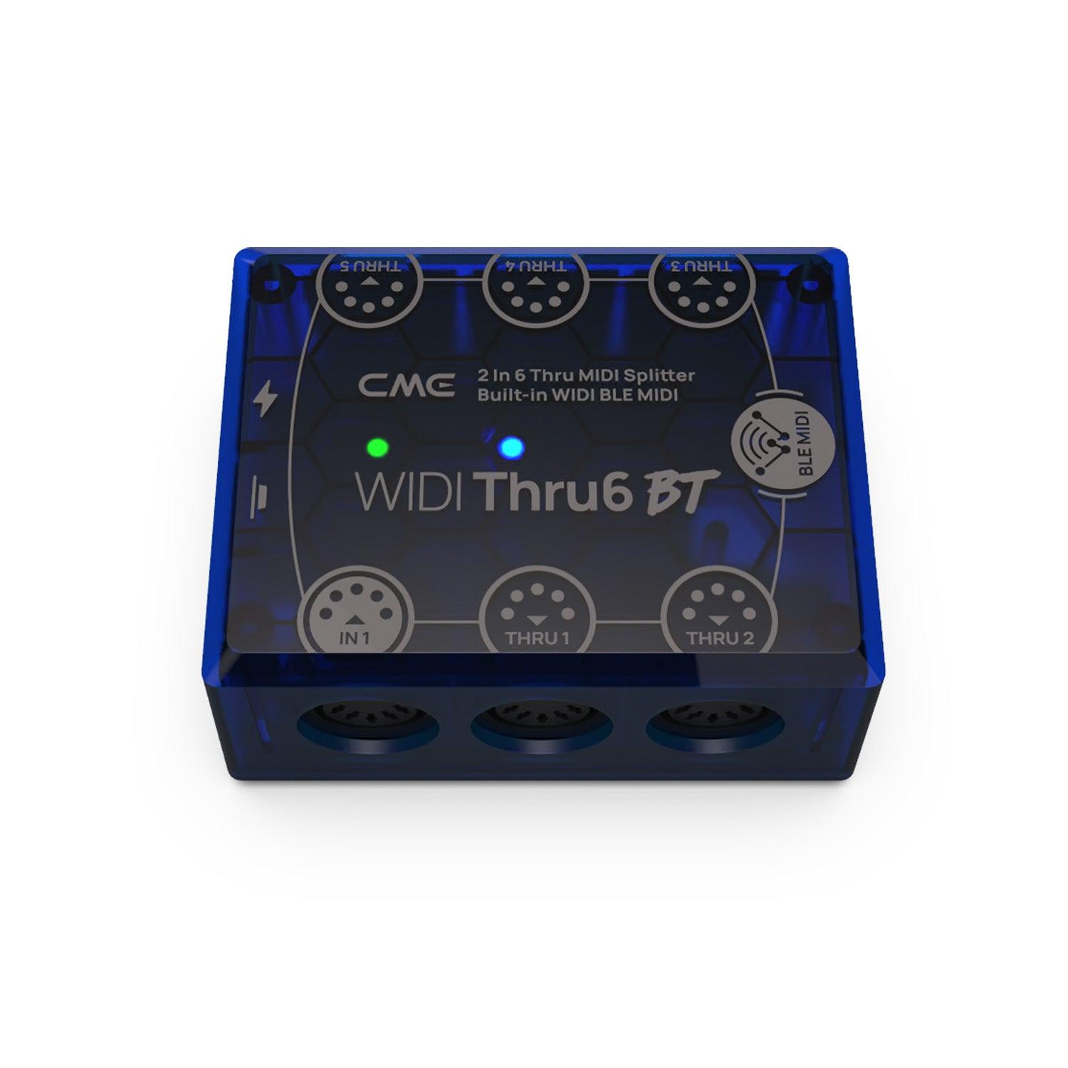 CME WIDI Thru6 BT 2-in 6-out MIDI Thru/Splitter with integrated WIDI - Koala Audio