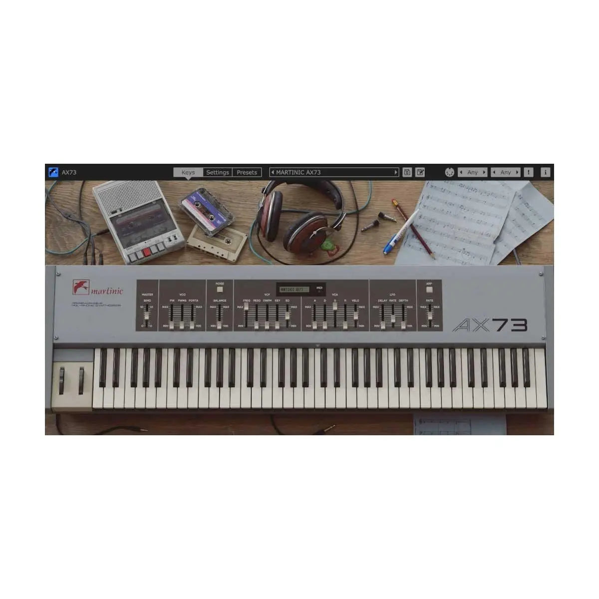 Martinic AX73 synth plugin (Serial nr + Download)