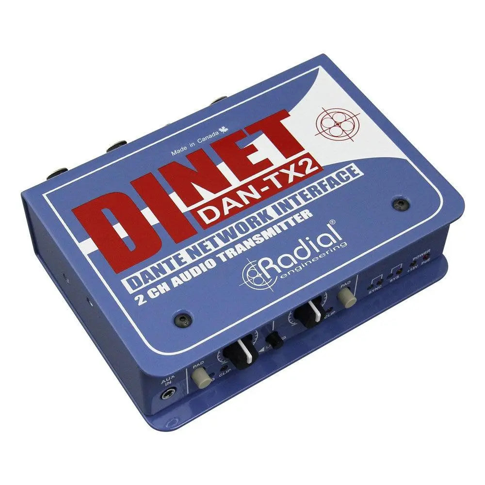 Radial DAN-TX2 DiNET Dante over Ethercon - Koala Audio