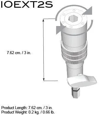 Triad-Orbit IO-EXT2 IO-Equipped 2″ Rotating Extension Bar