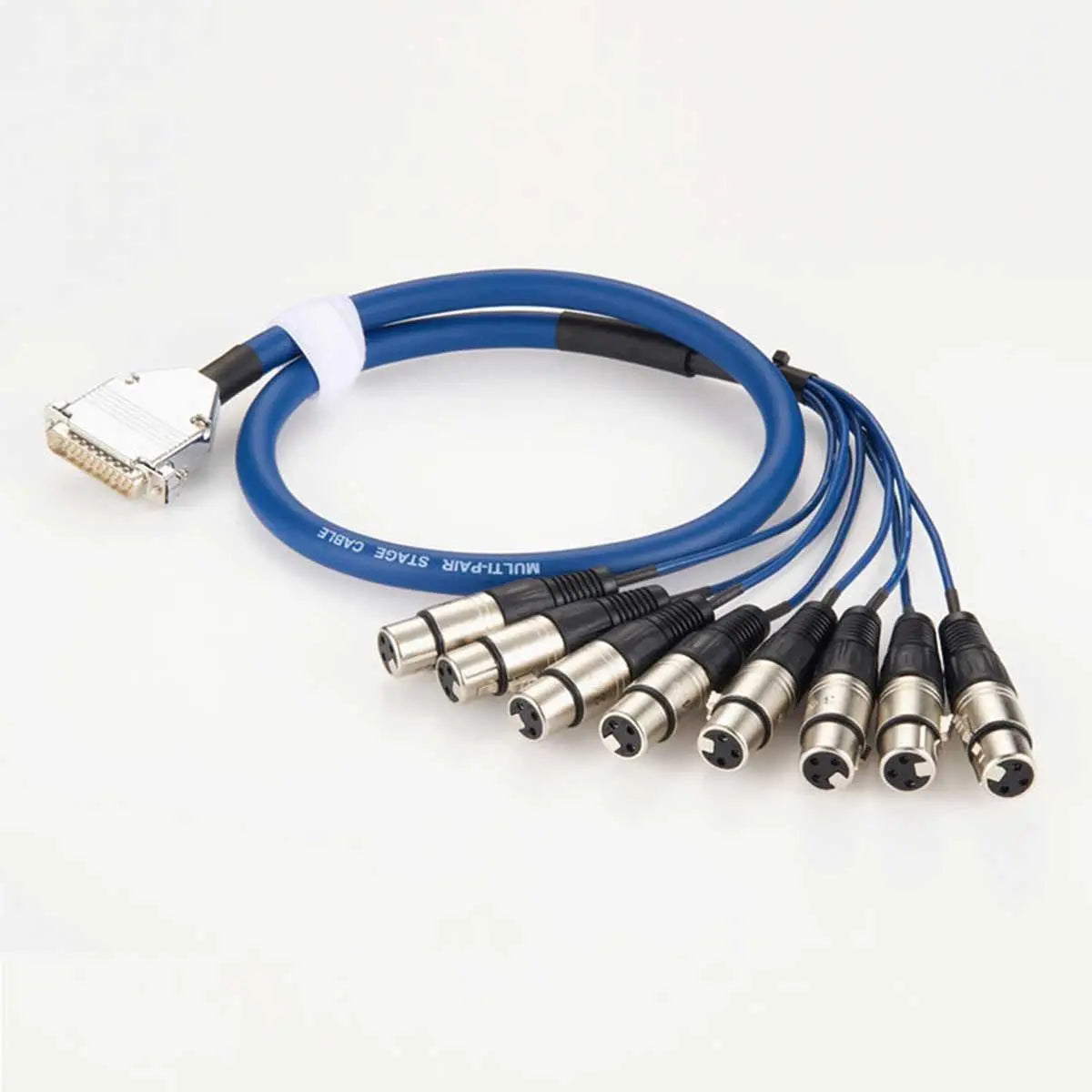 Koala Audio Premier Audio Analogue 8-Way Cable D-25 to 8 x XLR Female (TASCAM Wiring) - Koala Audio