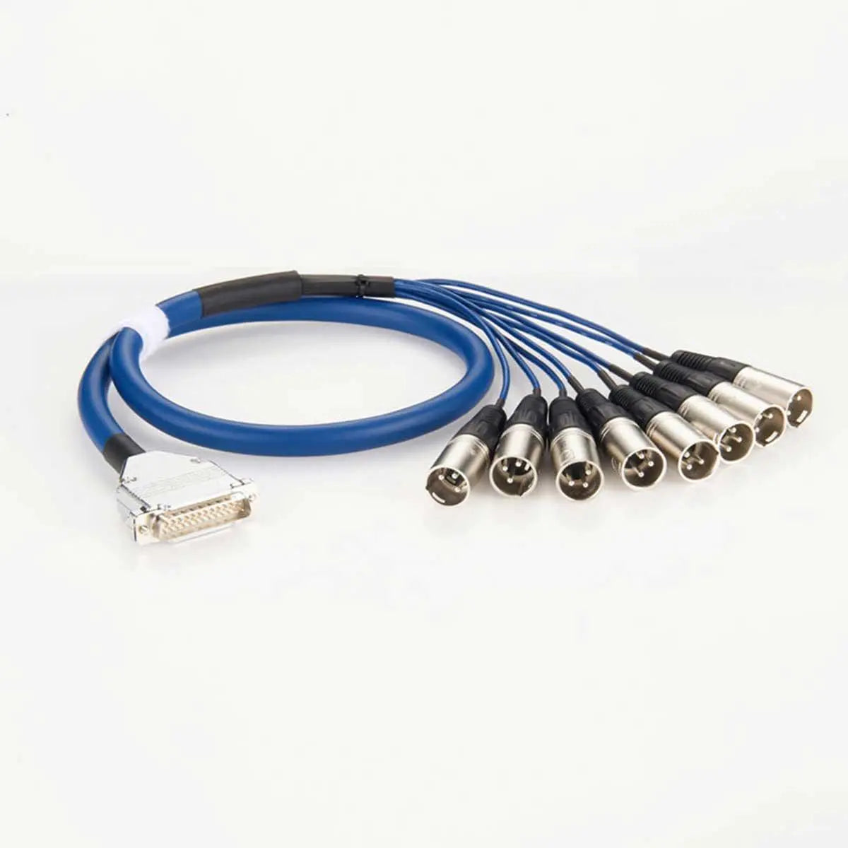 Koala Audio Premier Audio Analogue 8-Way Cable D-25 to 8 x XLR Male (TASCAM Wiring) - Koala Audio