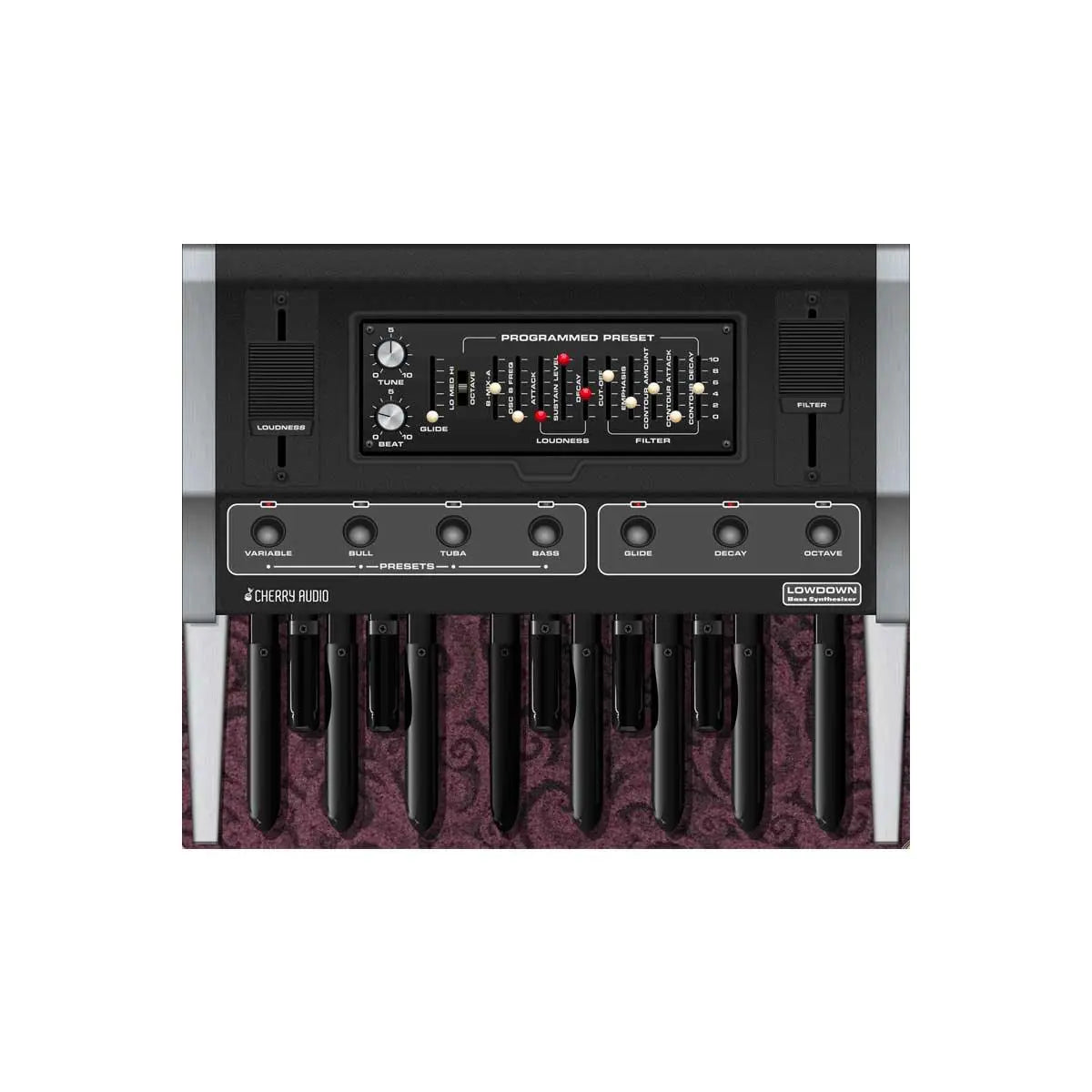 Cherry Audio Lowdown Bass Synthesizer (Serial Nr + Download)