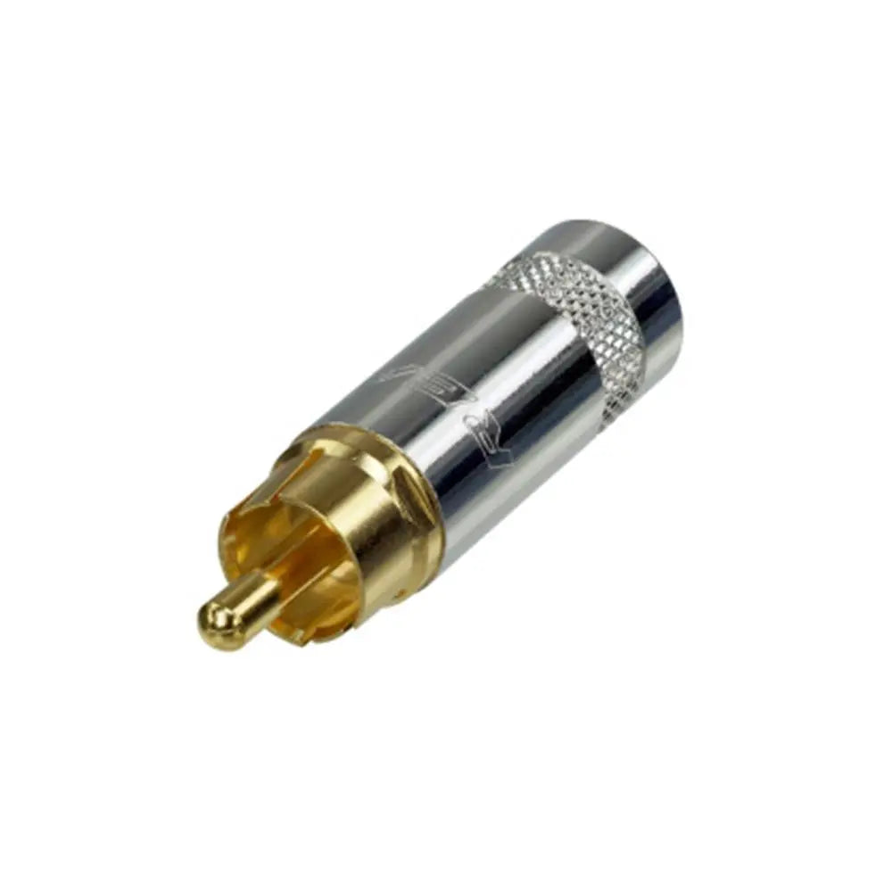 REAN NYS352G Metal RCA plug male gold - Koala Audio