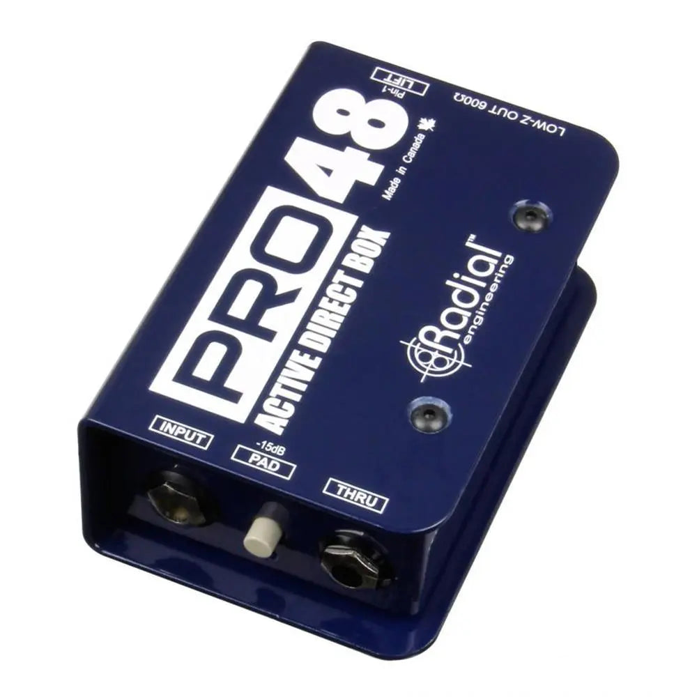 Radial PRO48 - Active DI, Compact Design, 48v Phantom Powered - Koala Audio
