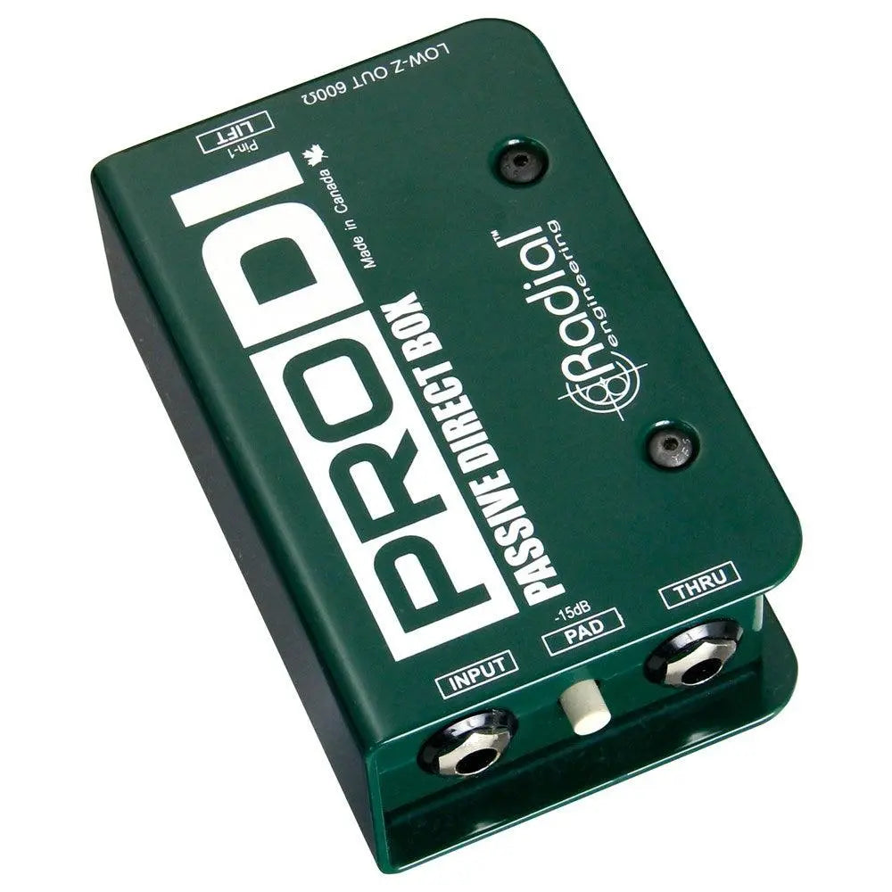 Radial ProDI - Passive DI Box, Compact Design With Radial Transformer - Koala Audio