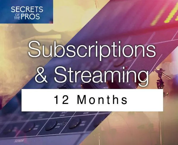 Secrets of the Pros Recording & Mixing Training Online Course Subscription - Koala Audio