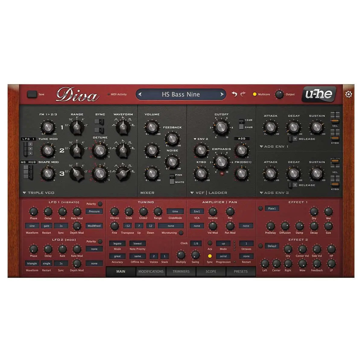U-He Diva Virtual Analogue Synthesizer (Serial Nr + Download) - Koala Audio