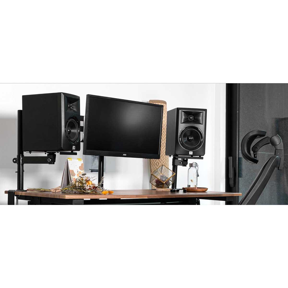 Wavebone Gemini Height-Adjustable Table Top Studio Monitor Stands (PAIR) - Koala Audio