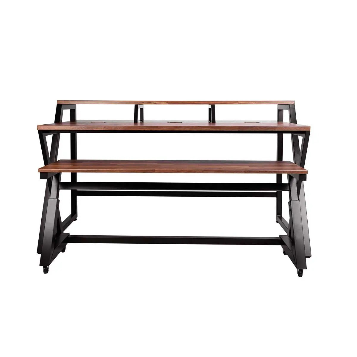 Wavebone HEADQUARTER™ Z Ergonomic Studio Workstation with Height-Adjustable Keyboard Trolley - Koala Audio