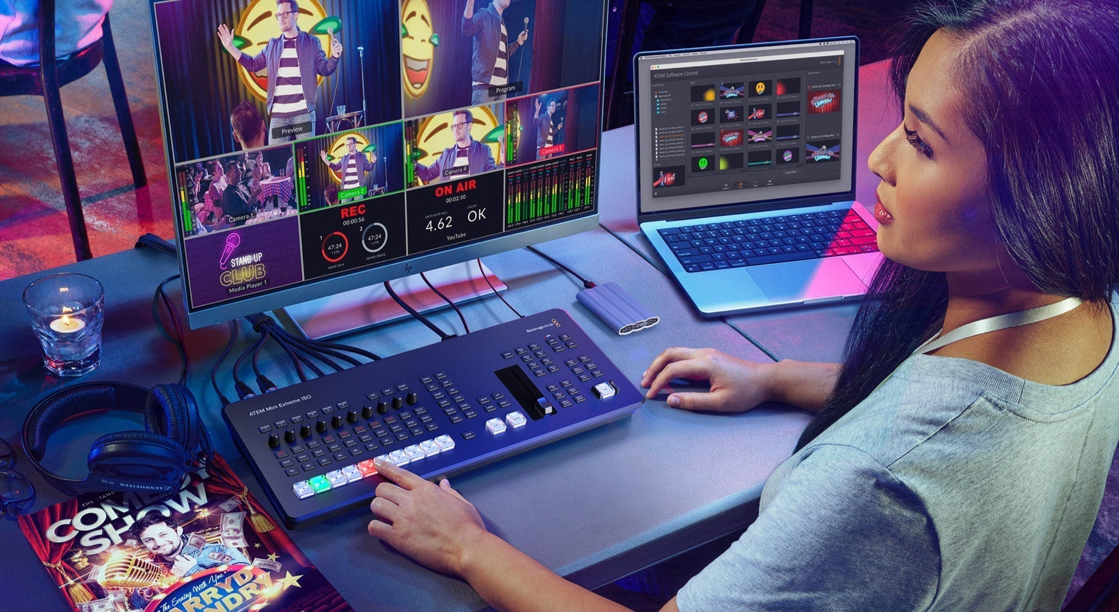 NAB 2025: Blackmagic Unveils ATEM Mini Extreme ISO G2 Live Production Switcher