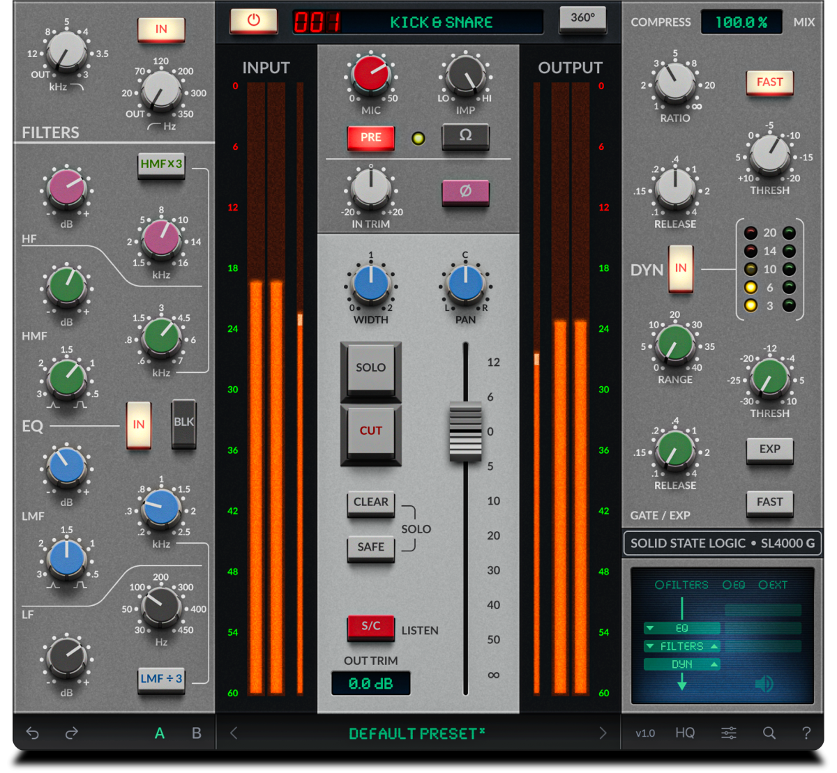 Unleash the Iconic SSL 4K G Sound with the Solid State Logic 4K G Channel Strip Plug-in - Koala Audio