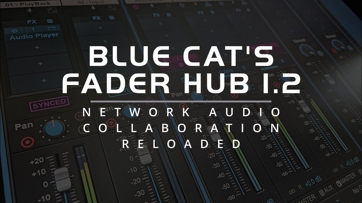 Unleash Seamless Collaboration with Blue Cat's Fader Hub 1.2