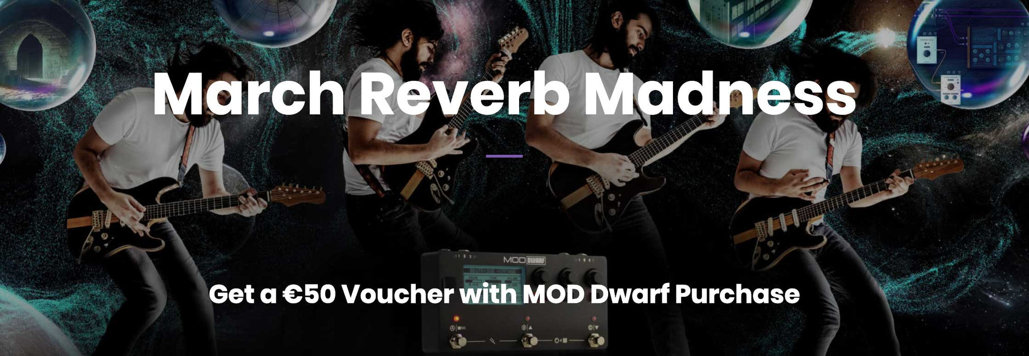 MOD Dwarf March Reverb Voucher Promotion