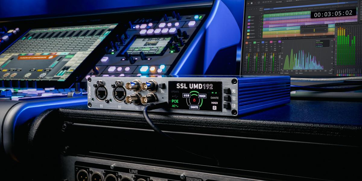 Solid State Logic Launches UMD192 - The Most Powerful MADI & Dante Digital Audio Interface Available