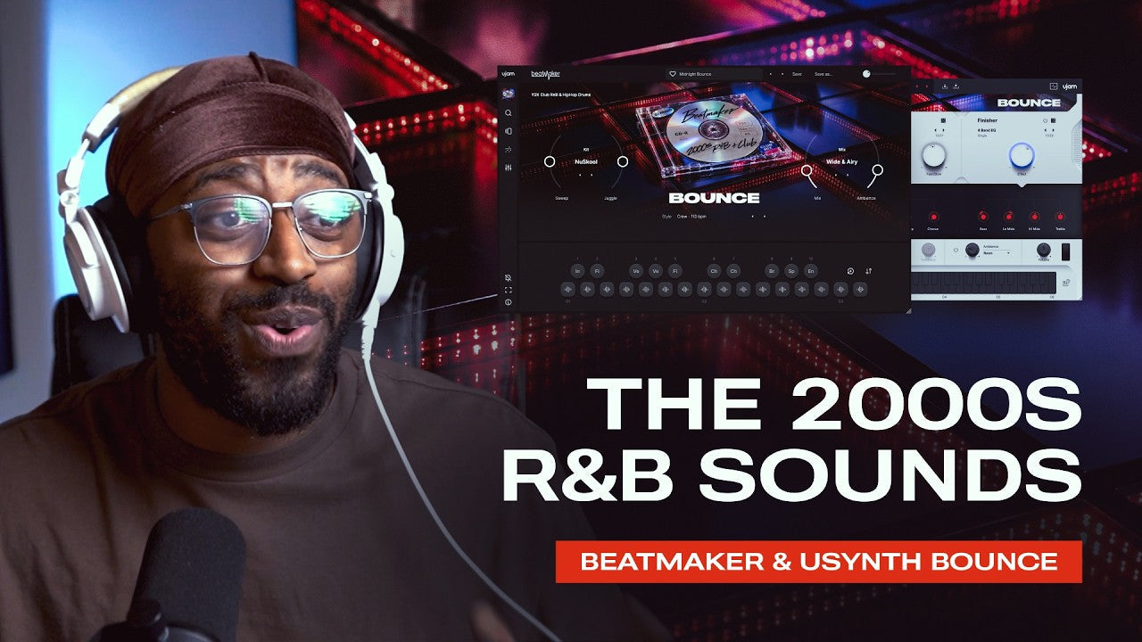 UJAM Unveils Beatmaker Bounce & Usynth Bounce: 90s and 2000s Grooves, Ready to Go