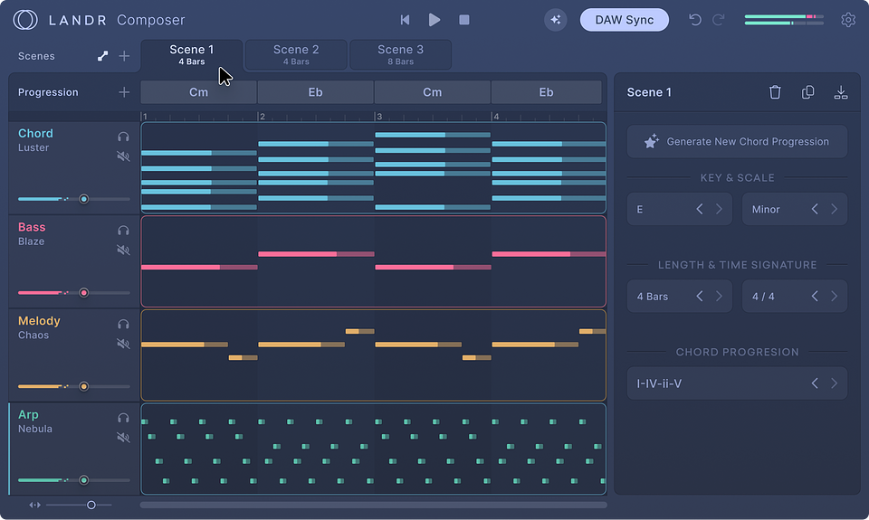 LANDR Releases LANDR Ai-Powered Composer plugin