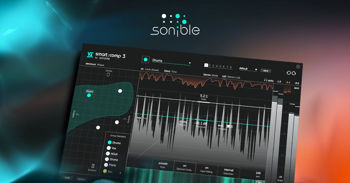 AI Compression Evolved: Introducing Sonible smart:comp 3