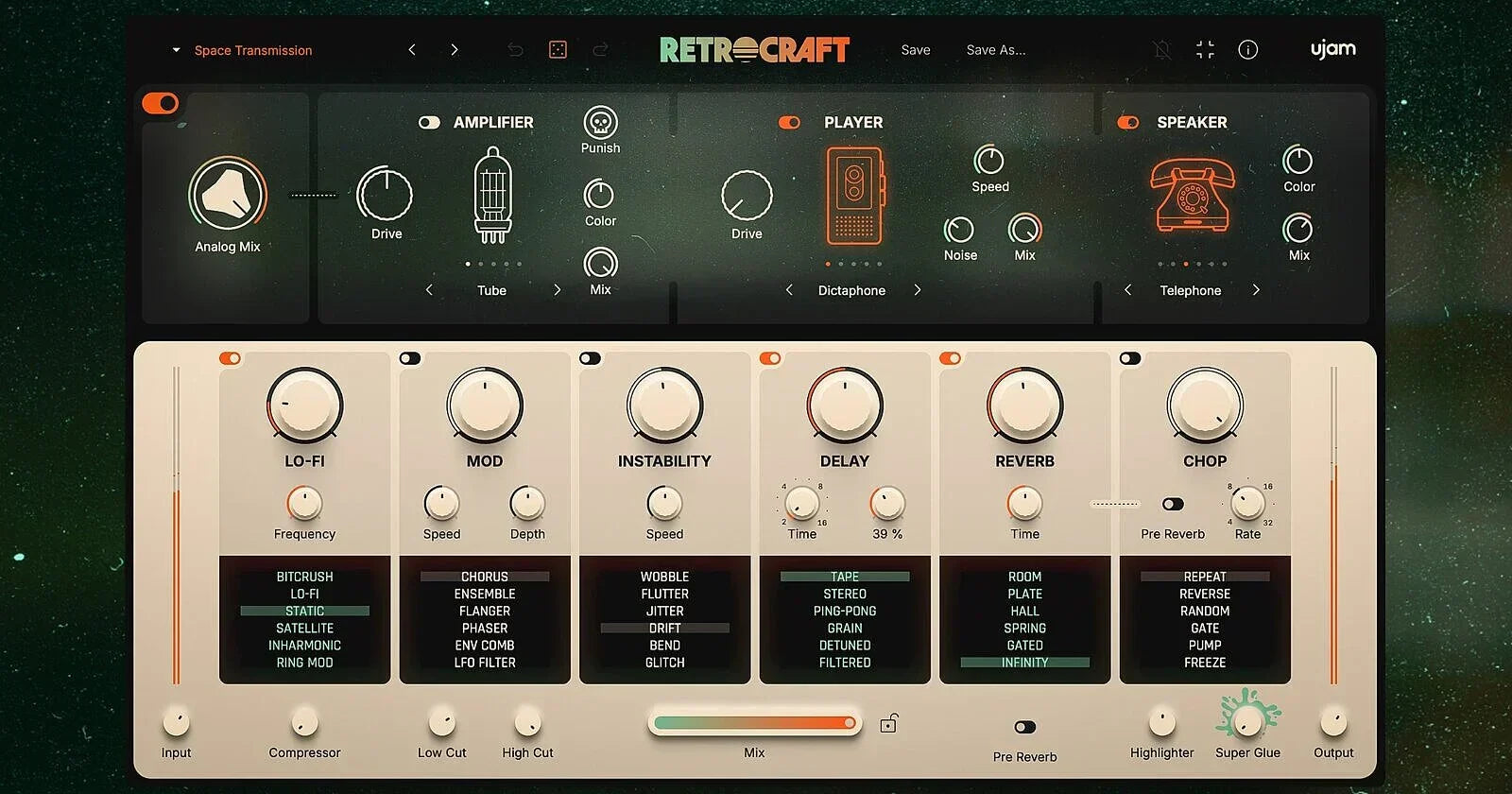 UJAM Unveils Retrocraft