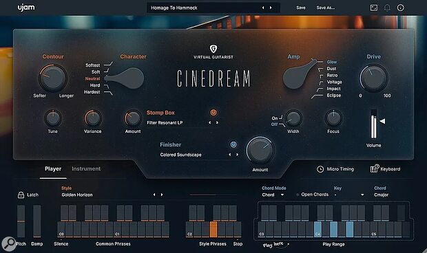 UJAM Cinedream: Ambient Cinematic Guitar for Composers and Musicians