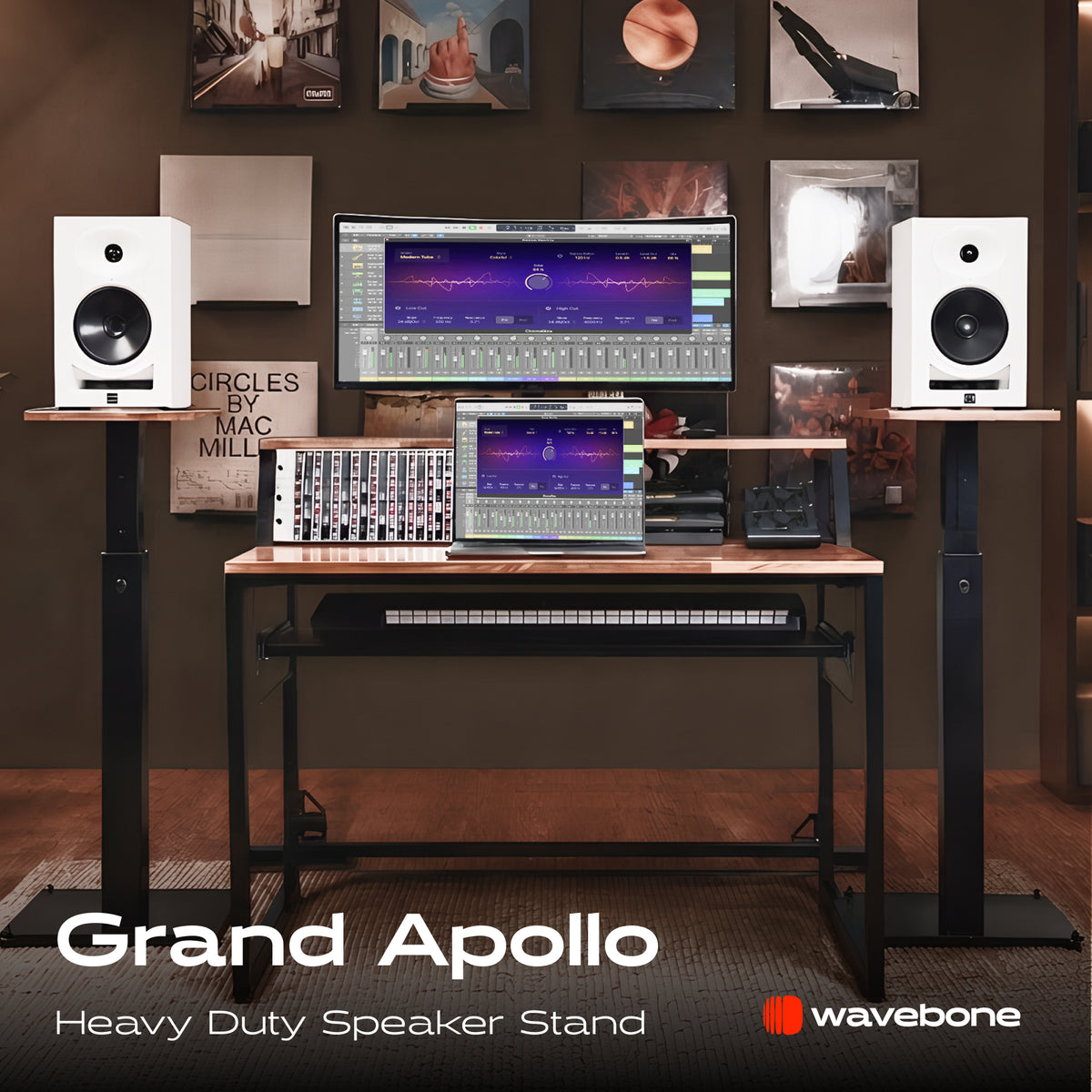 Wavebone Grand Apollo High Load-Bearing Speaker Stands (PAIR)