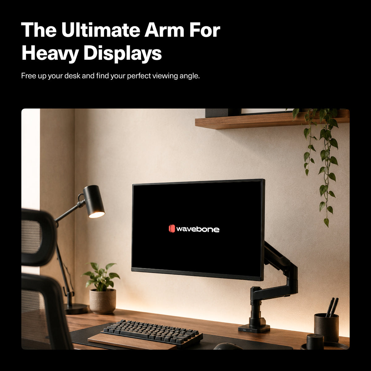 Wavebone Titan Link Heavy Duty Monitor Arm