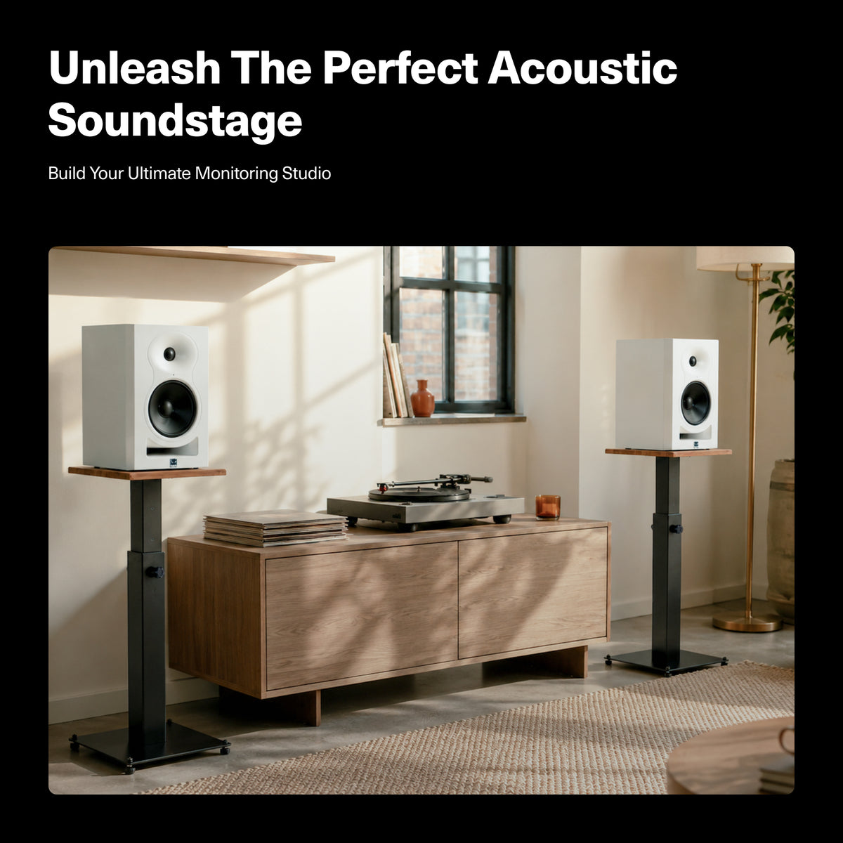 Wavebone Grand Apollo High Load-Bearing Speaker Stands (PAIR)