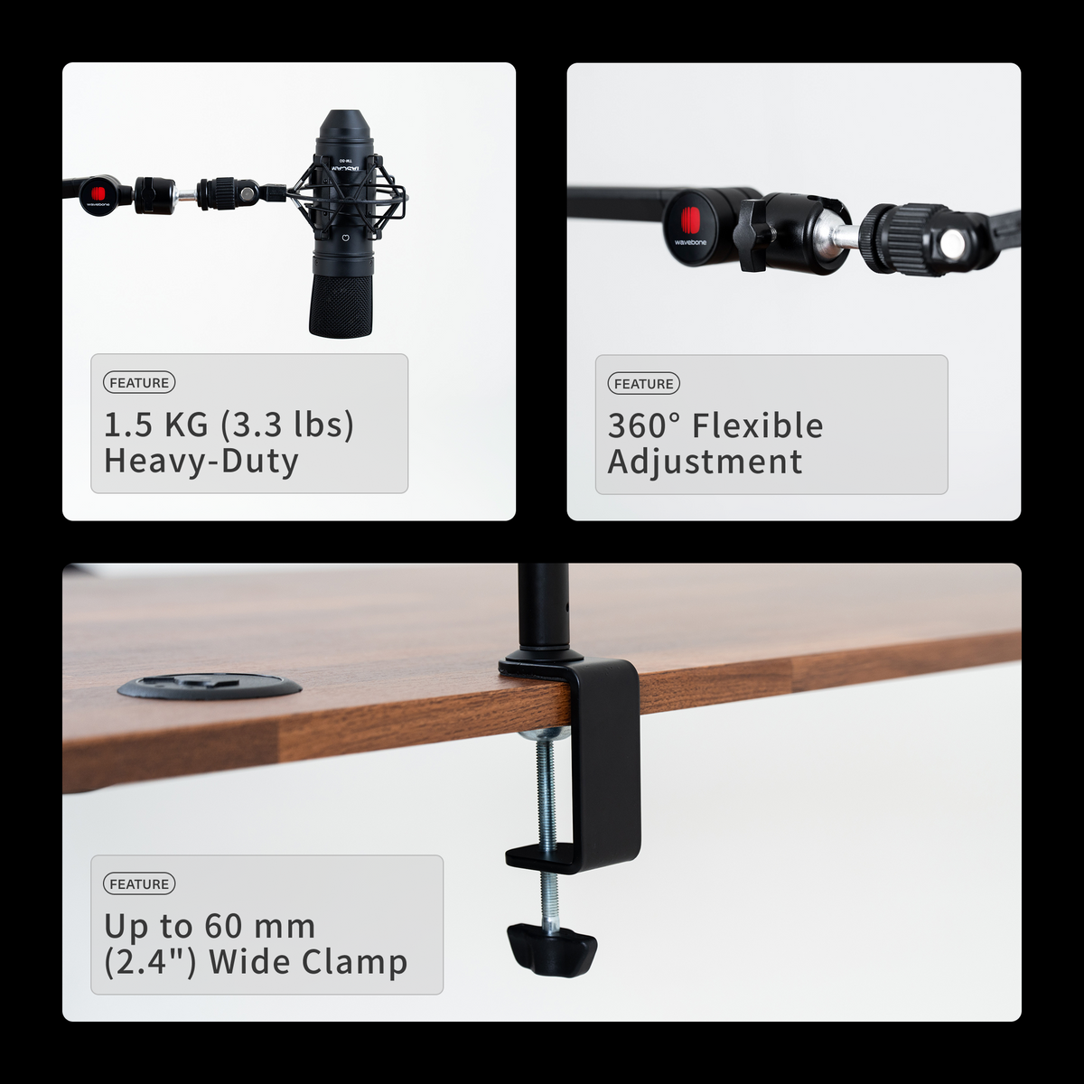 Wavebone Microphone Arm