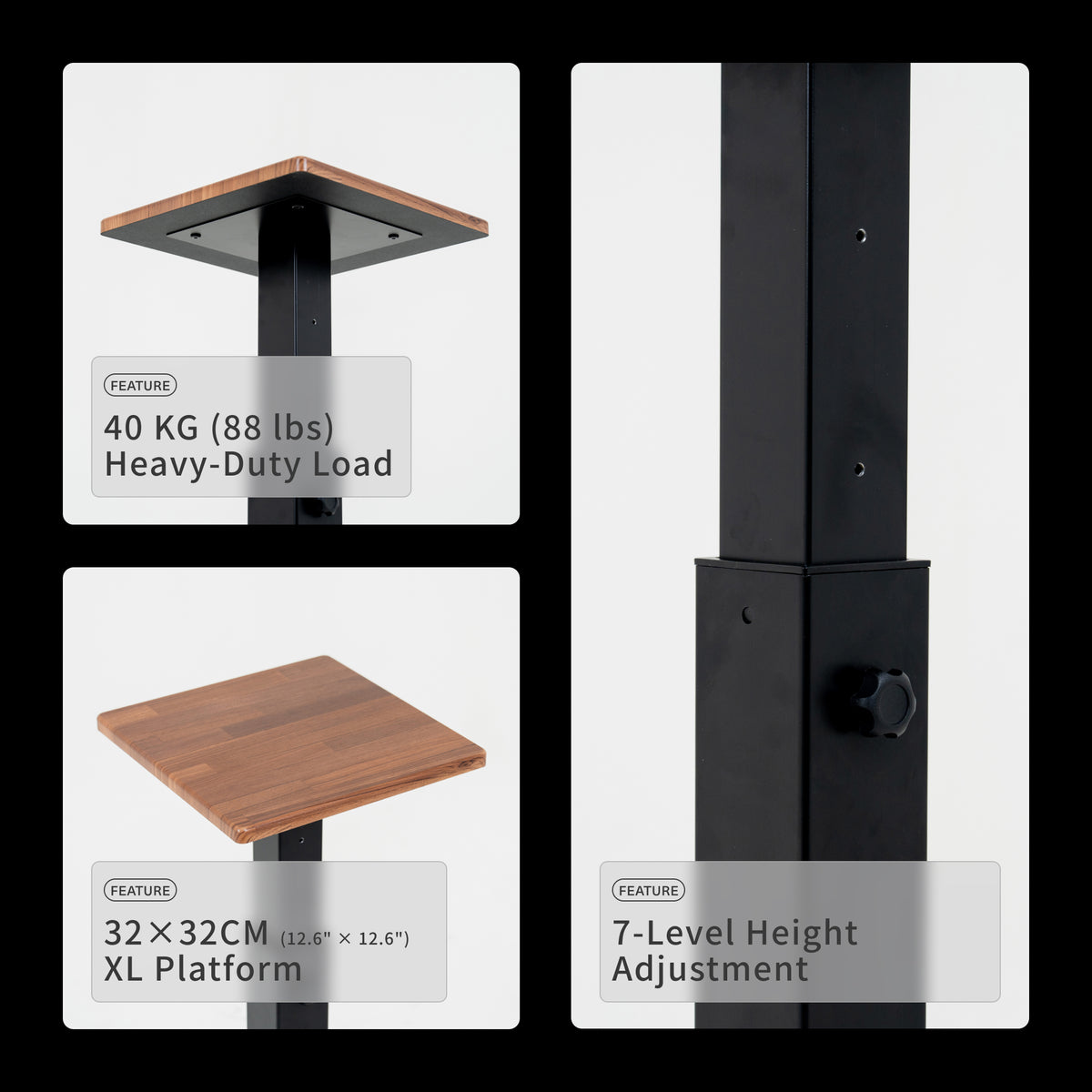 Wavebone Grand Apollo High Load-Bearing Speaker Stands (PAIR)