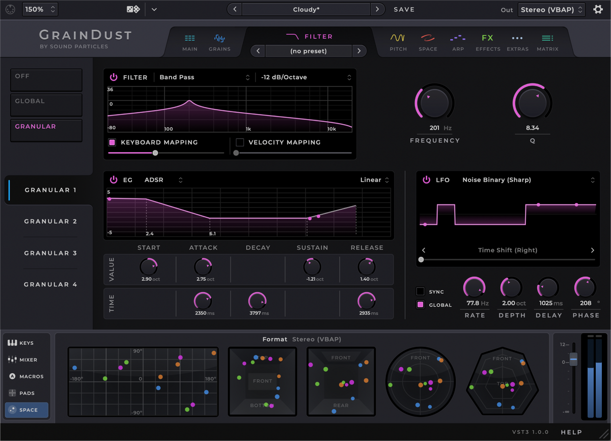 Sound Particles GrainDust Granular Synthesizer Perpetual (Digital Download) Sound Particles