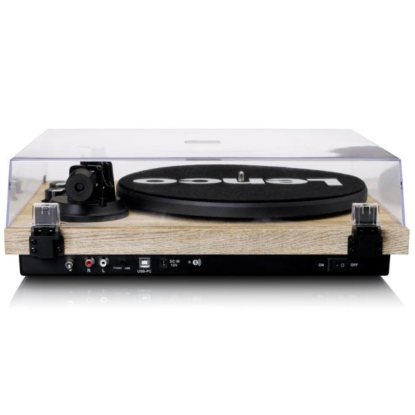 Lenco LBT-188 Turntable with Bluetooth Transmission – Pine