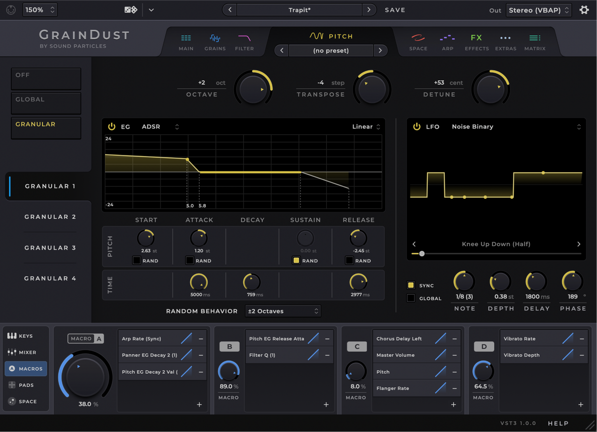 Sound Particles GrainDust Granular Synthesizer Perpetual (Digital Download) Sound Particles