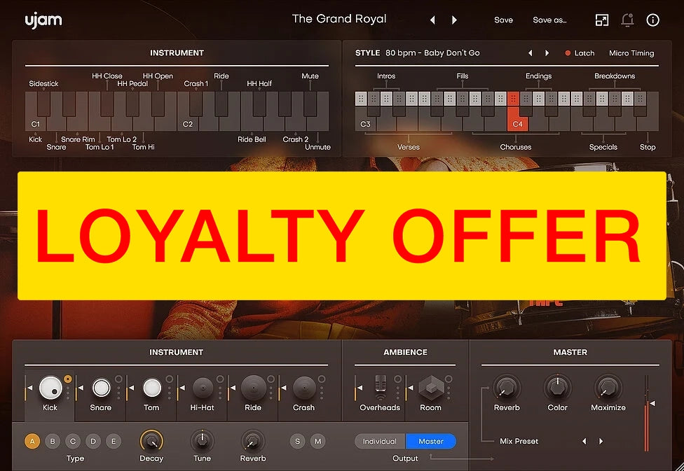 UJAM LEGEND Loyalty Offer — UJAM