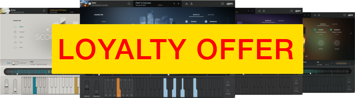 UJAM Virtual Pianist Bundle Loyalty Offer — UJAM