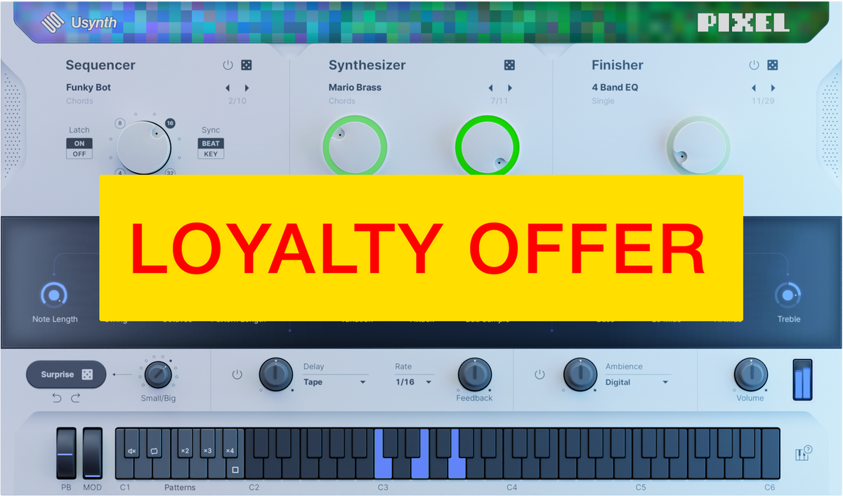 UJAM PIXEL 2 Loyalty Offer — UJAM