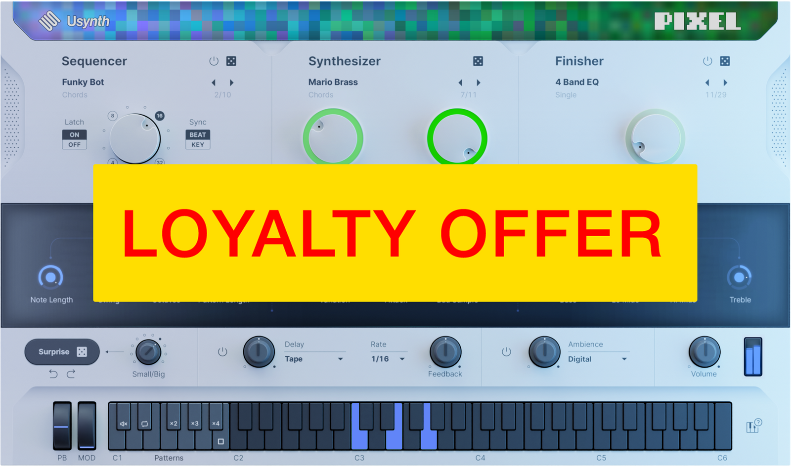 UJAM PIXEL 2 Loyalty Offer — UJAM