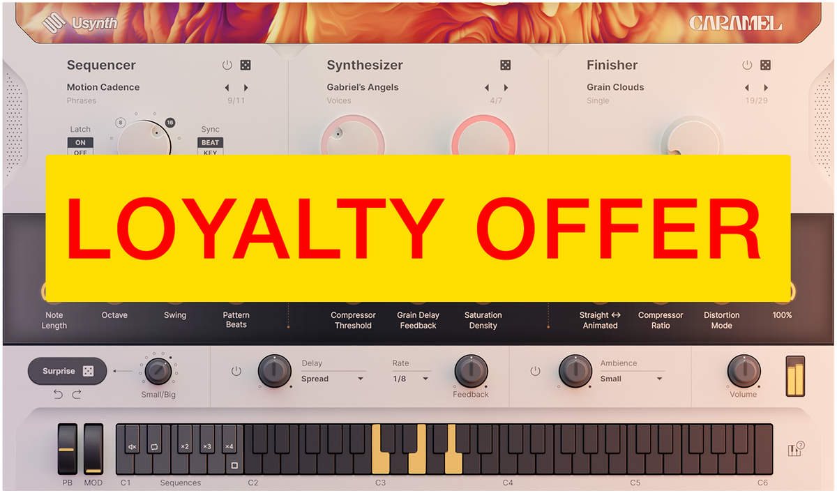 UJAM CARAMEL Loyalty Offer — UJAM
