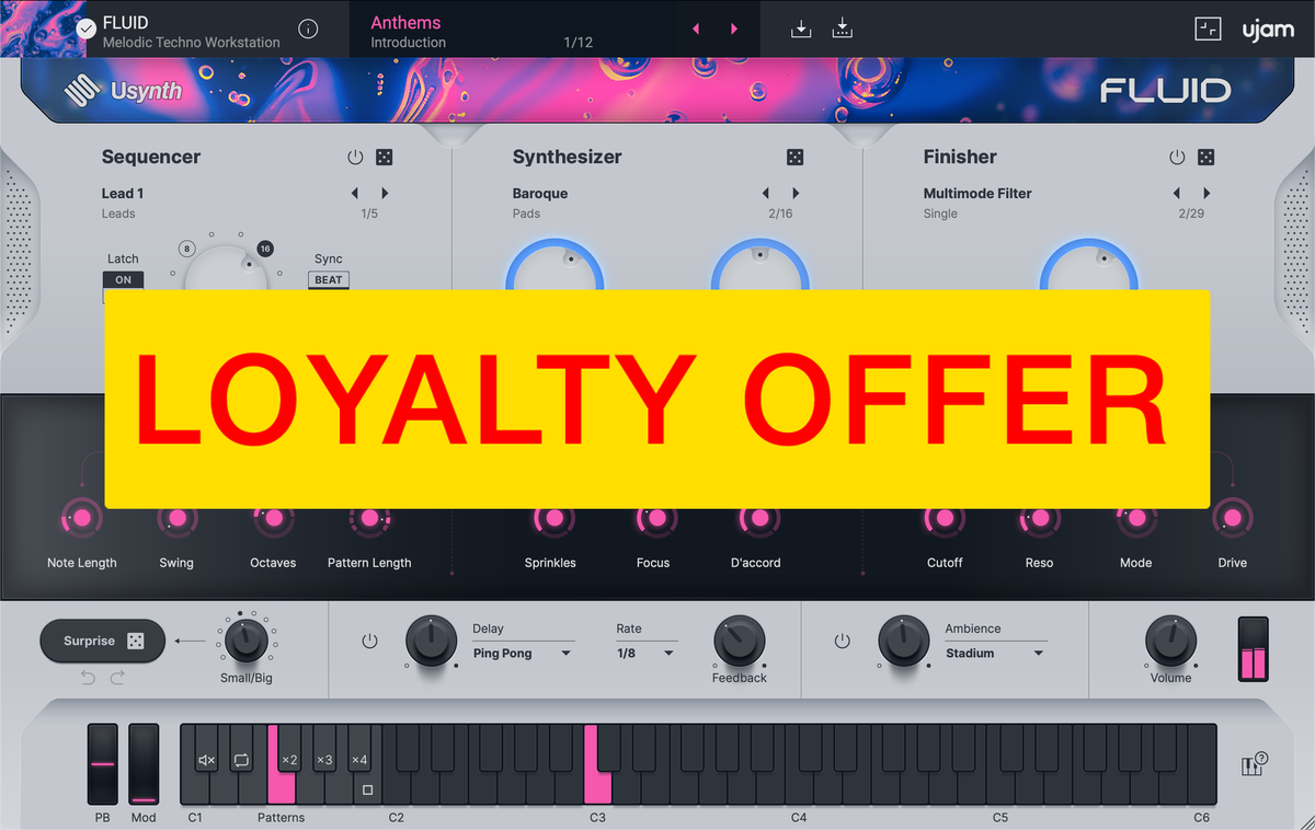 UJAM FLUID Loyalty Offer — UJAM