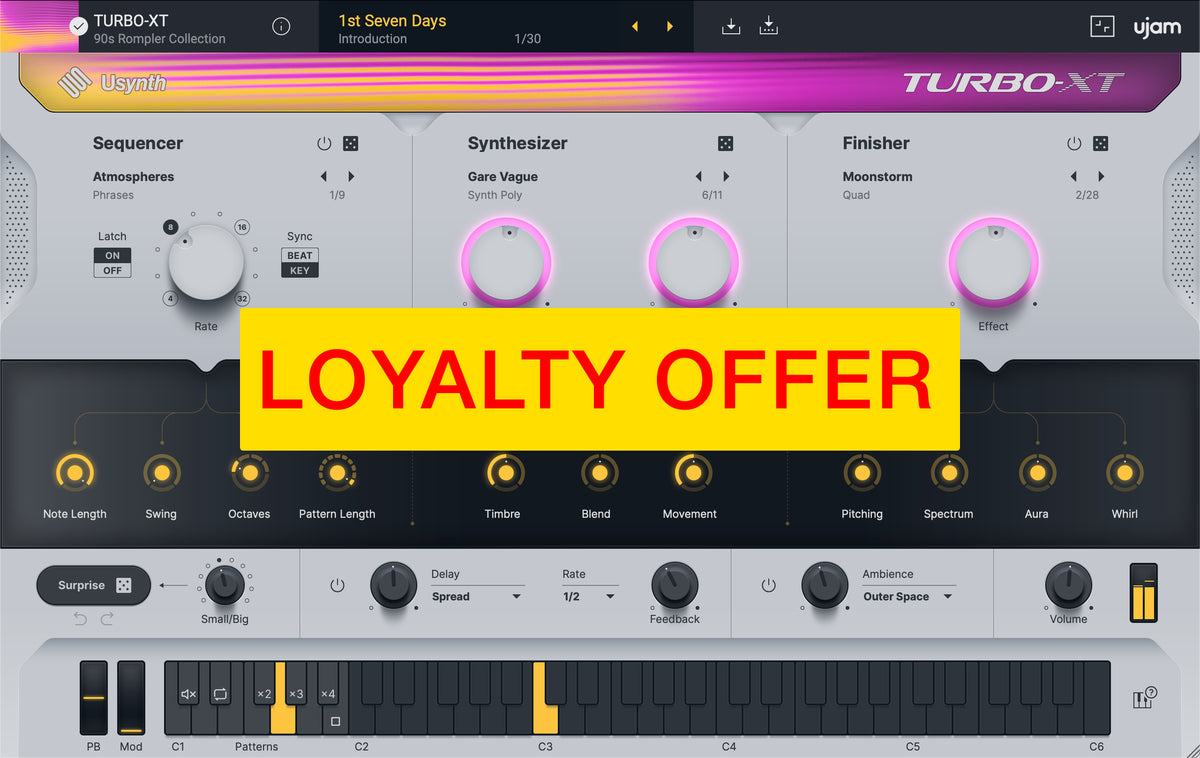 UJAM TURBO-XT Loyalty Offer — UJAM